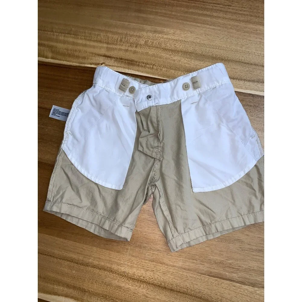 Cat & Jack Kids Boys Beige Chino Shorts With Pockets Cotton Size 5 - Picture 5 of 11